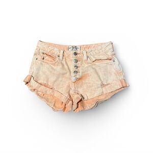 We The Free Peach Jean Shorts